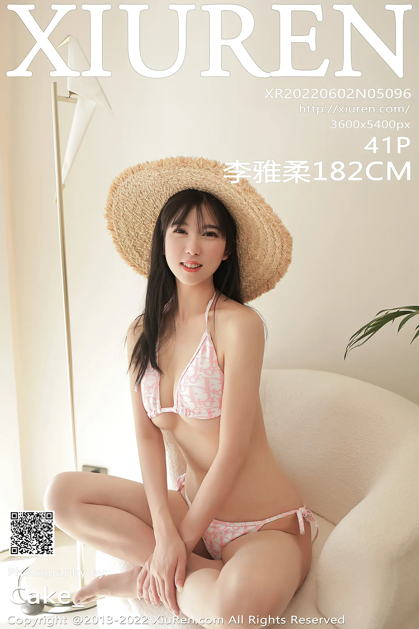 [XiuRen秀人网]VOL.5096 模特李雅柔大理旅拍私房性感粉色比基尼秀高挑身材迷人诱惑写真41P-秀人网官方网站